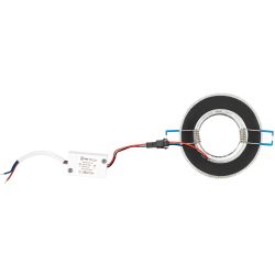 Светильник встраиваемый cо светодиодной подсветкой ЭРА DK LD1 WH под лампу MR16 GU5.3 прозрачный