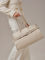 Кожаная сумка Rumi DBR 31152 светлый крем