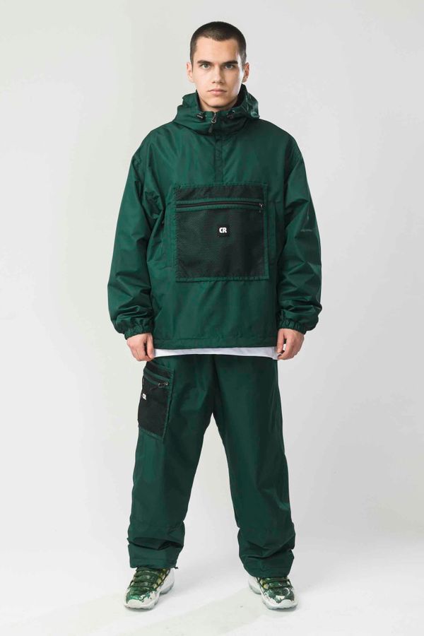 Анорак Square Wide Легкий зеленый темный - фото 3