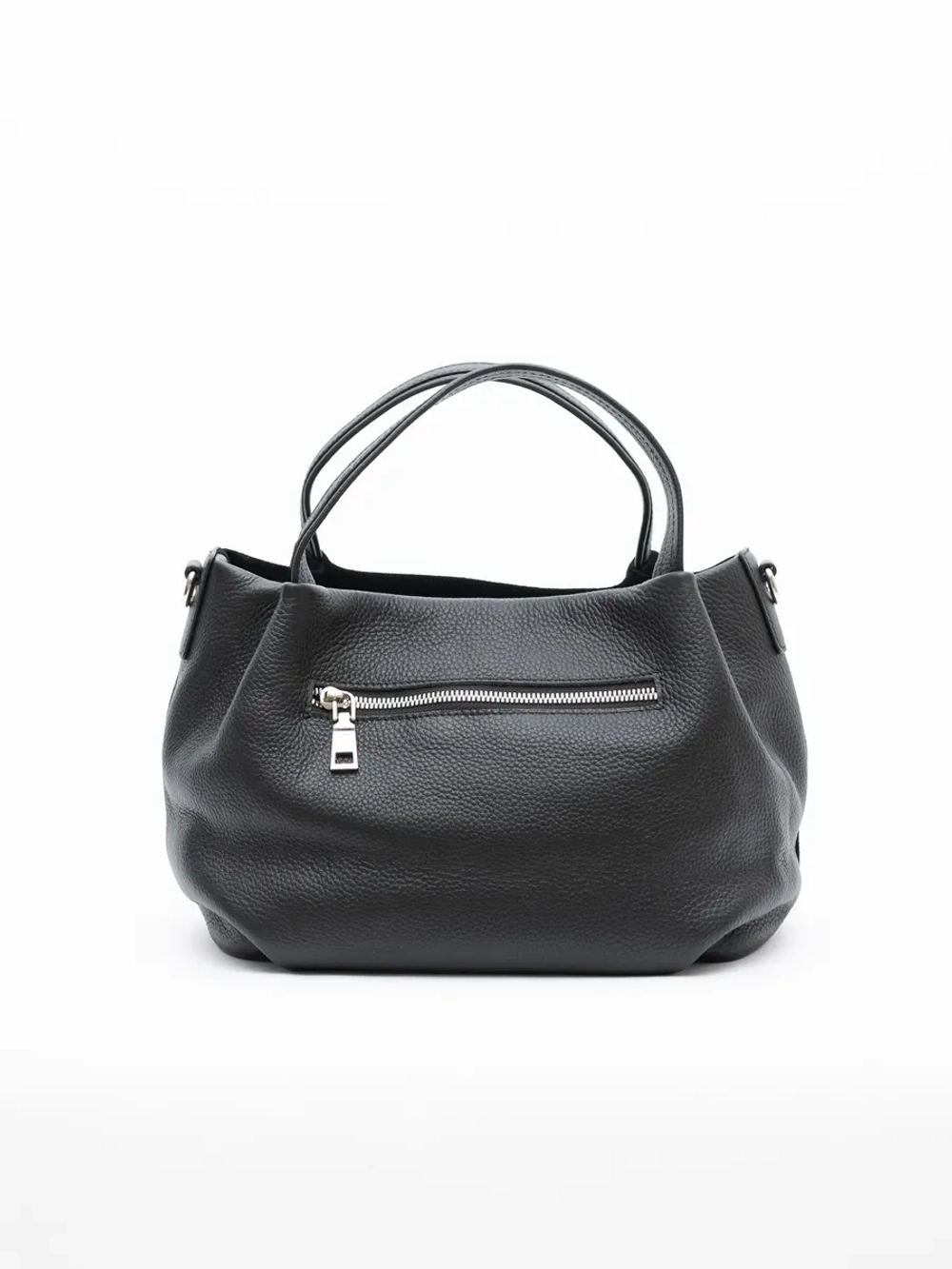 Сумка через плечо большая натуральная кожа