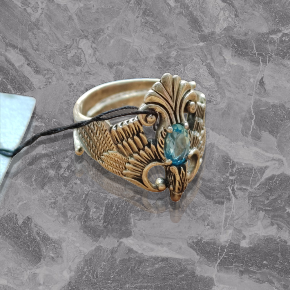 Кольцо "Феникс" с топазом