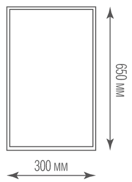 Накладной светодиодный светильник 77Вт 4000K