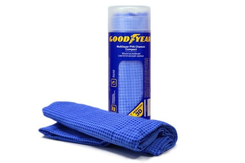 Салфетка из замши большая в тубе /64*43 см/ (GOODYEAR)