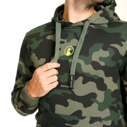 Мужская кофта теннисная Quiet Please AOP Camou "Ready To Serve" Hoody Men - Khaki, Olive