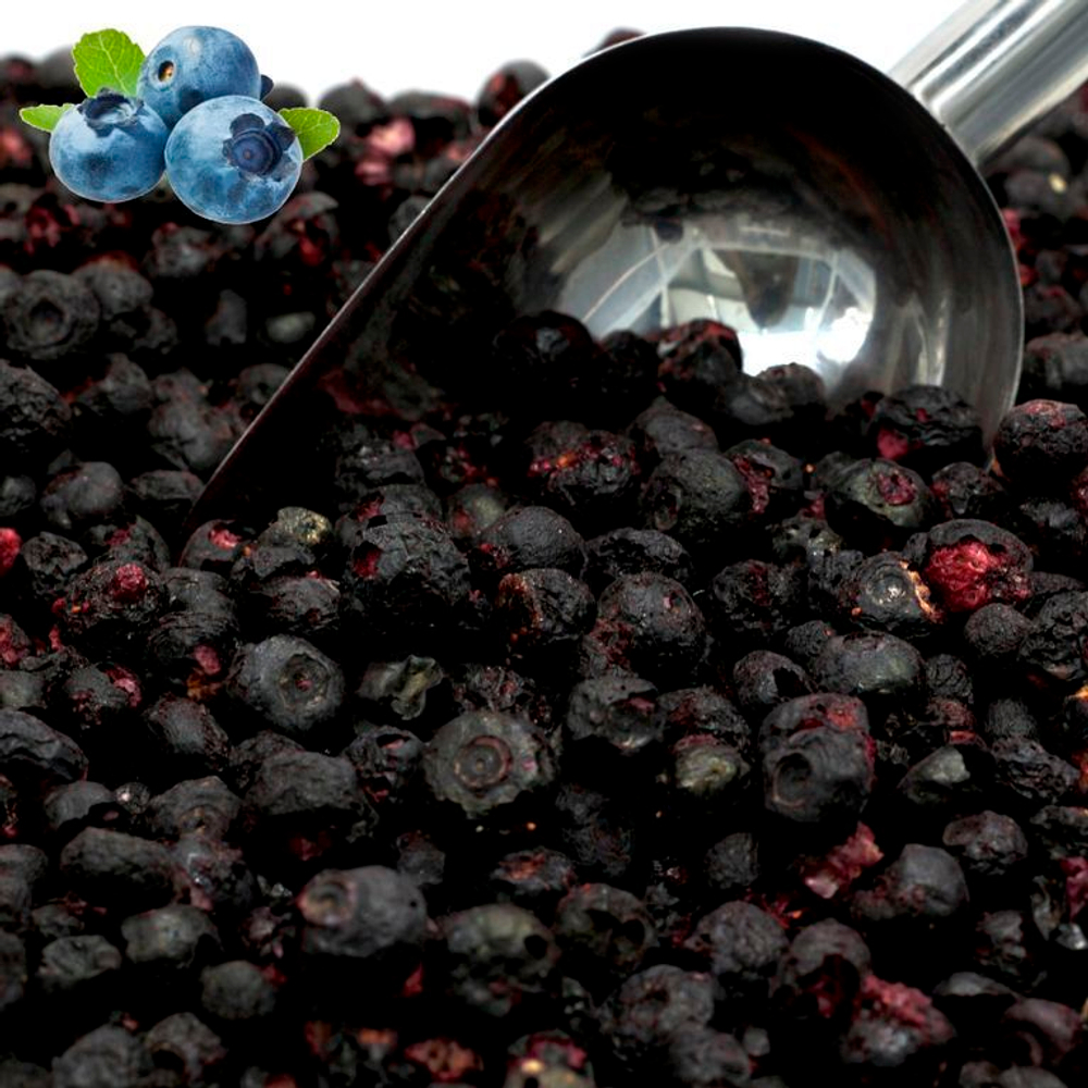 Черника сублимированной сушки,целые ягоды, 1 кг.