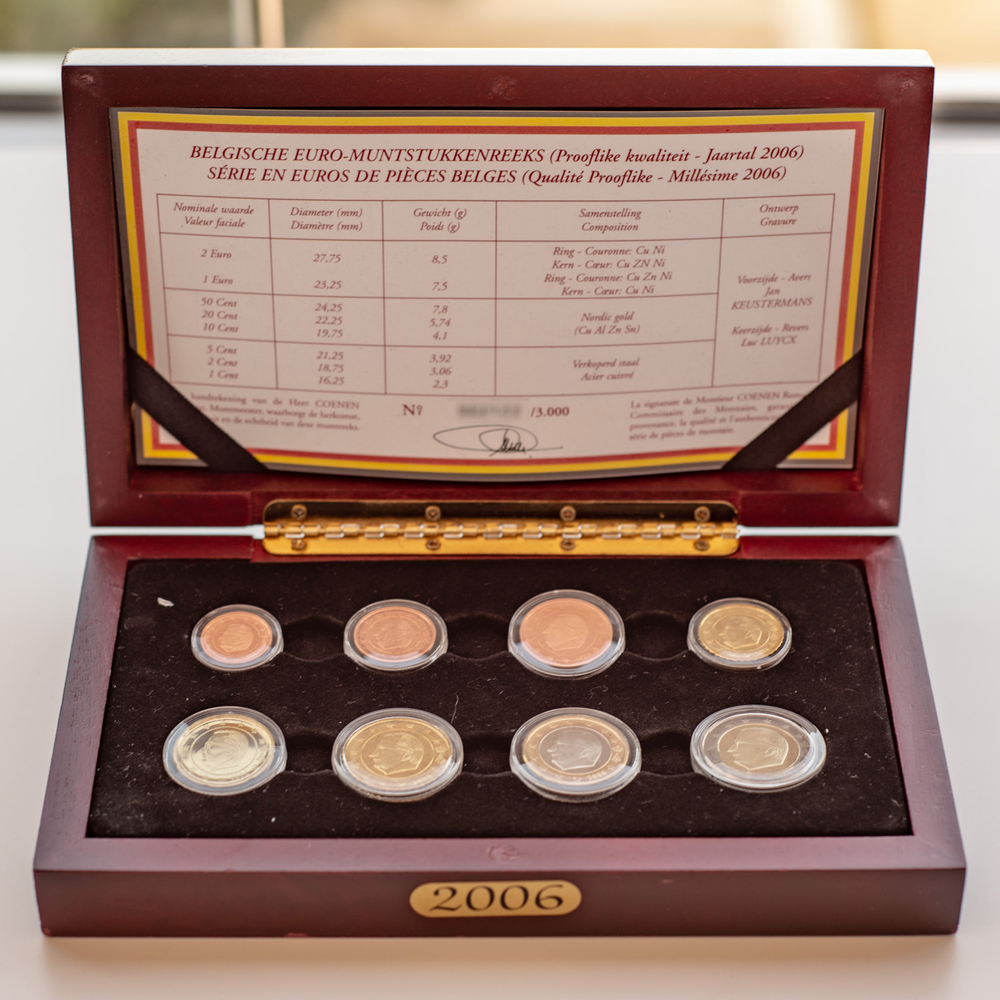 Belgium 2006 Proof Coin Set
