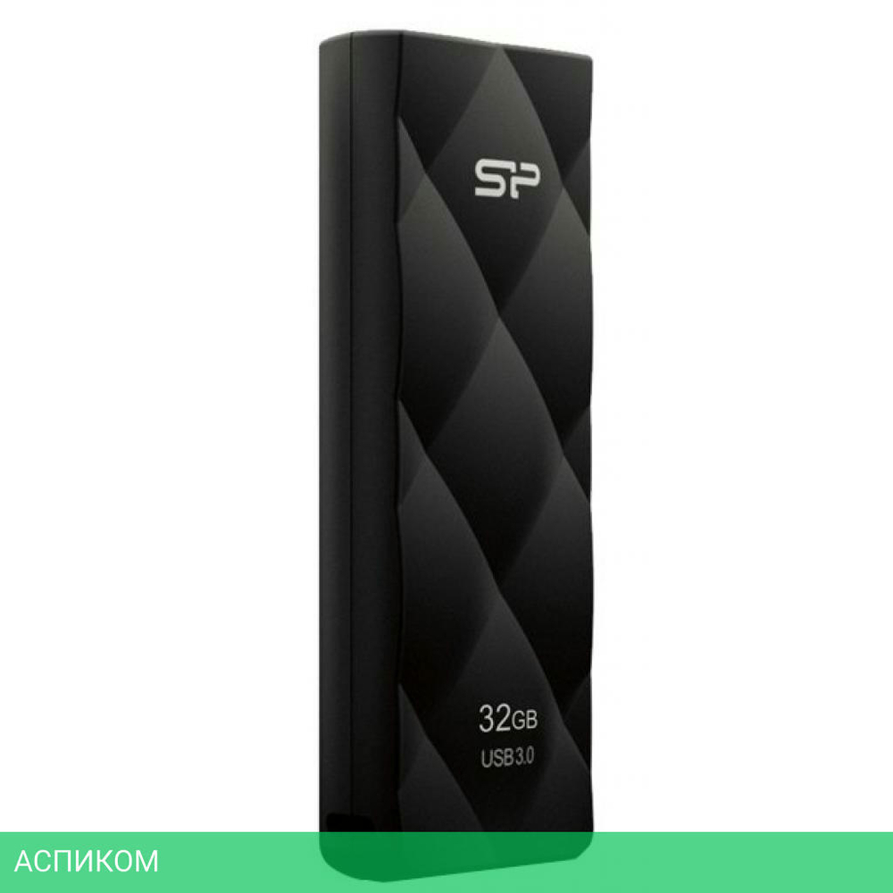 USB Flash-накопитель Silicon-Power Blaze B20 32Gb черный (SP032GBUF3B20V1K)