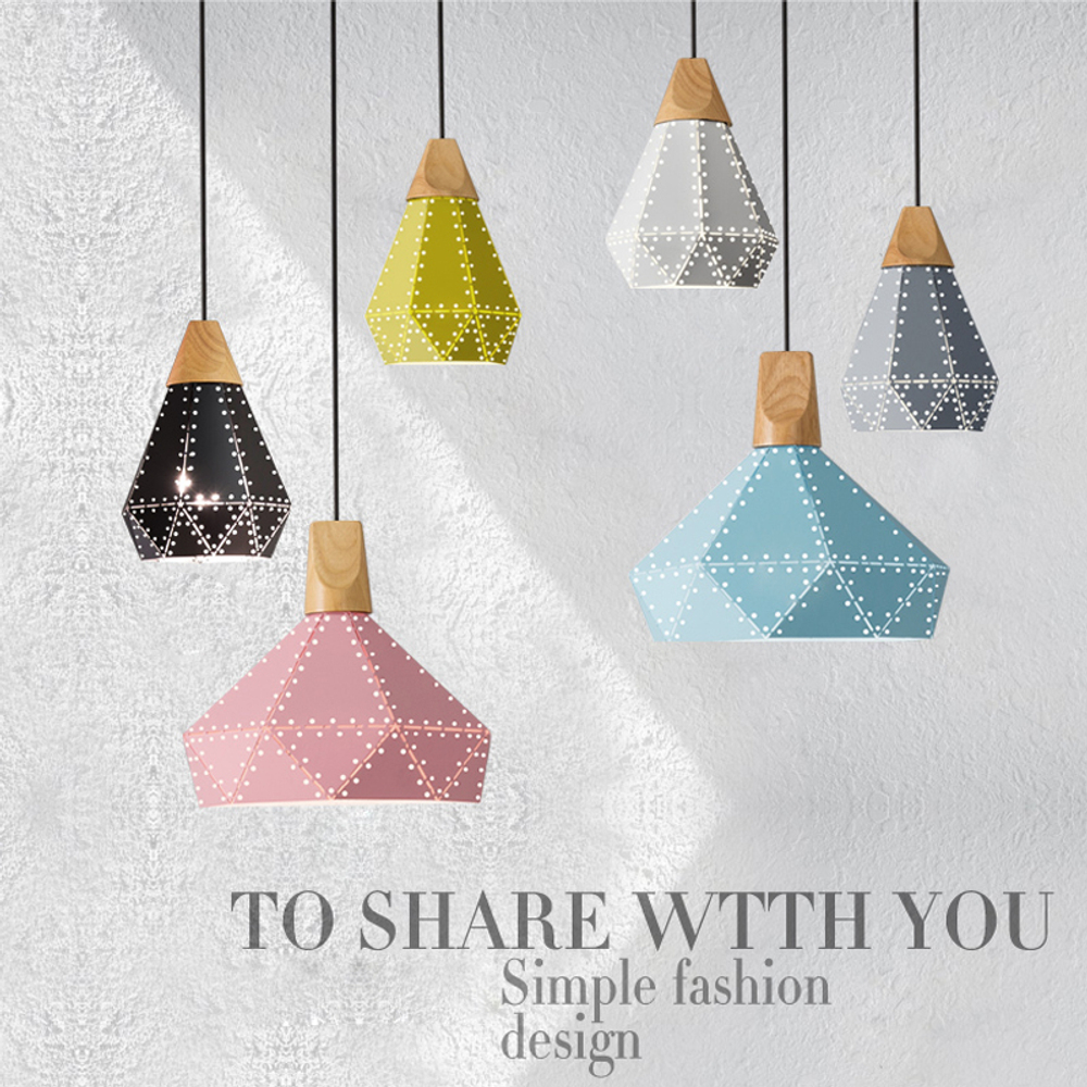 Pendant design lamp Fracture  D30 (Black)