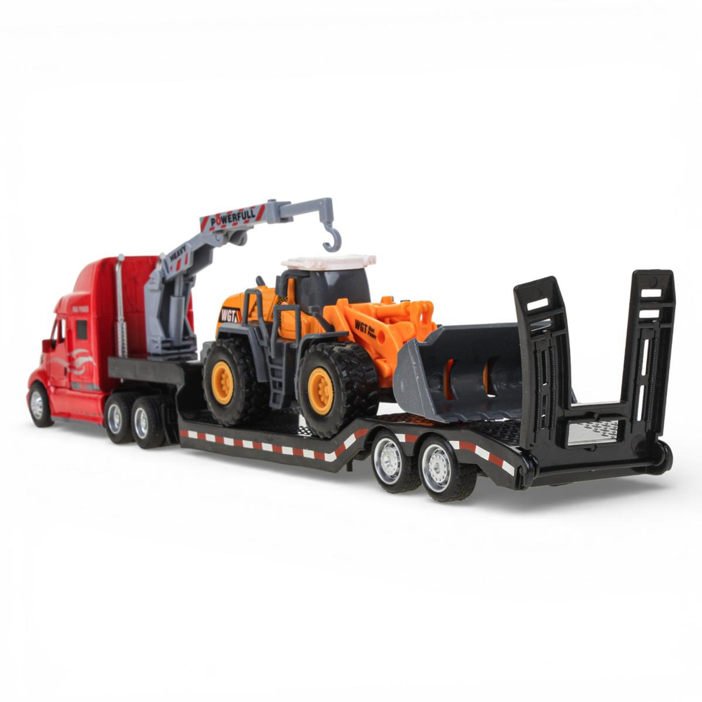 Автовоз ин. + 4 машинки, коробка CX02B-4