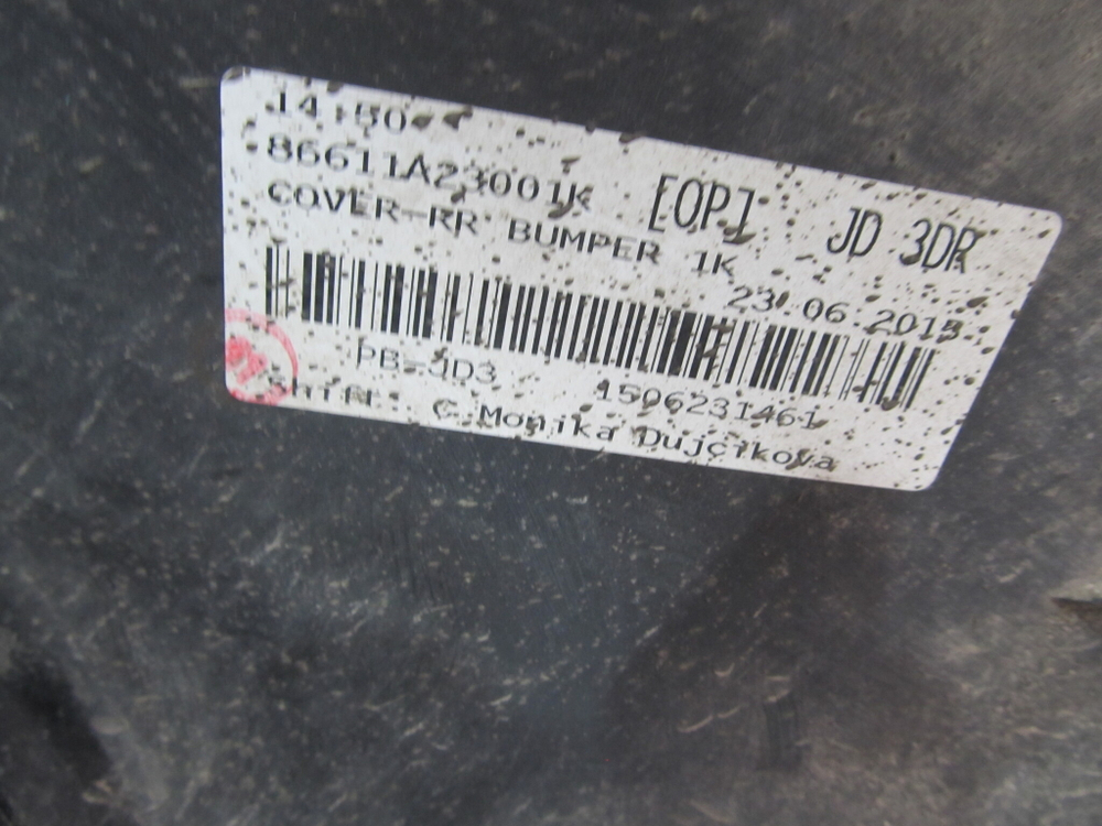 Бампер задний Kia Ceed 2 (JD) 12-18 Б/У Оригинал 86611A2300