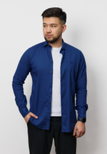 Рубашка мужская CASUAL DARK BLUE