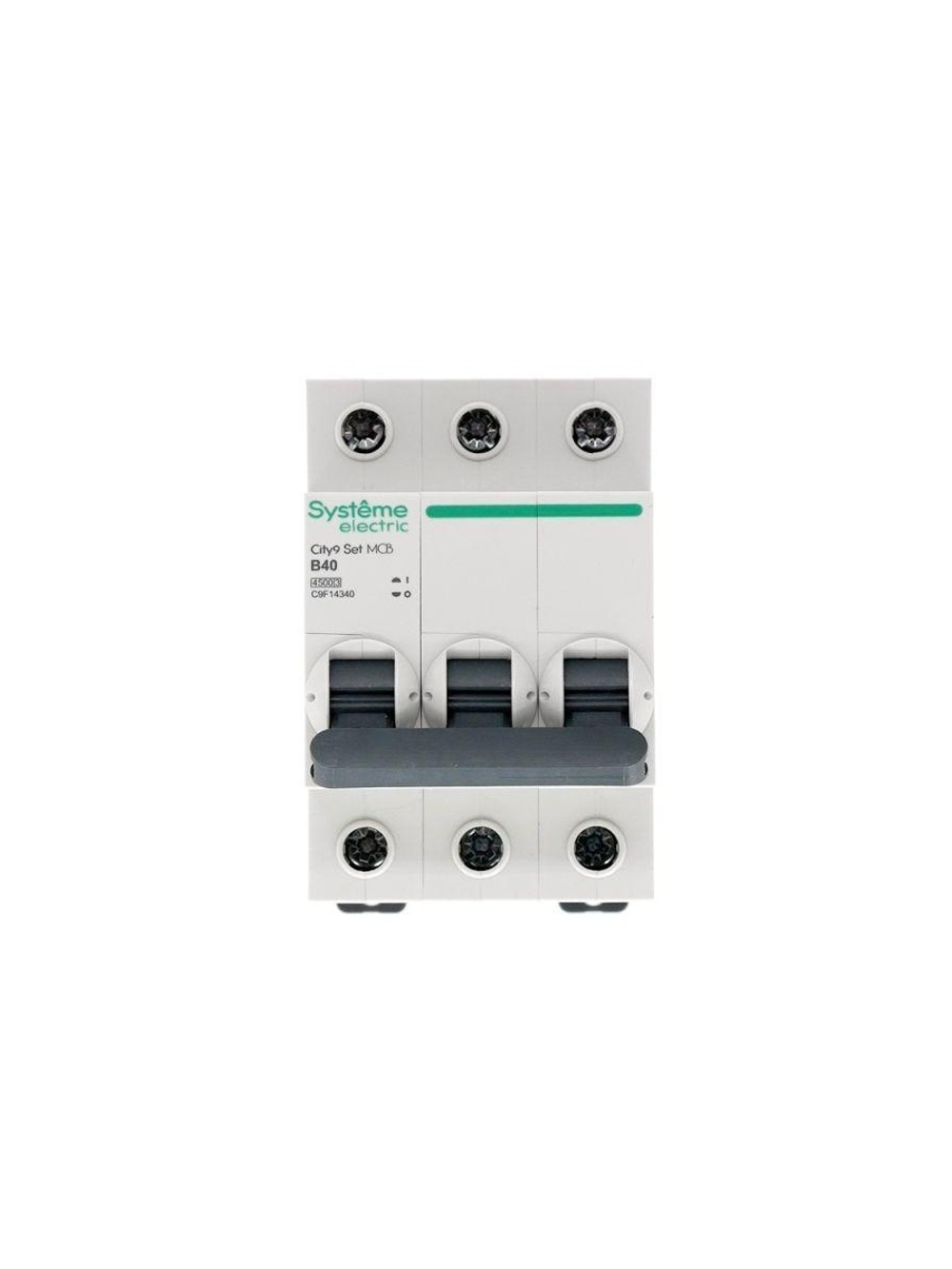 Выключатель автоматический модульный 3п B 40А 4.5кА City9 Set 400В SE C9F14340