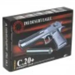 Пистолет металлический Airsoft Gun (Desert Eagle) C.20+