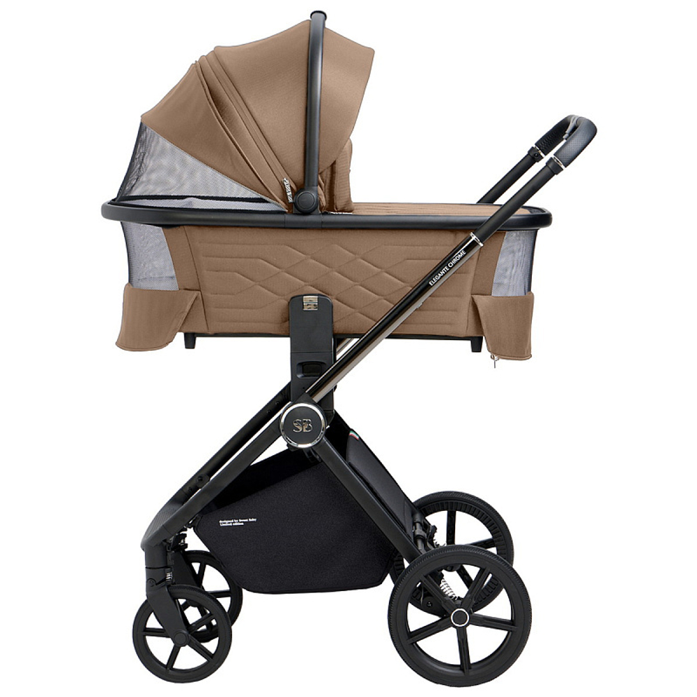 Детская коляска Sweet Baby Elegante 2 в 1 Chrome Brown