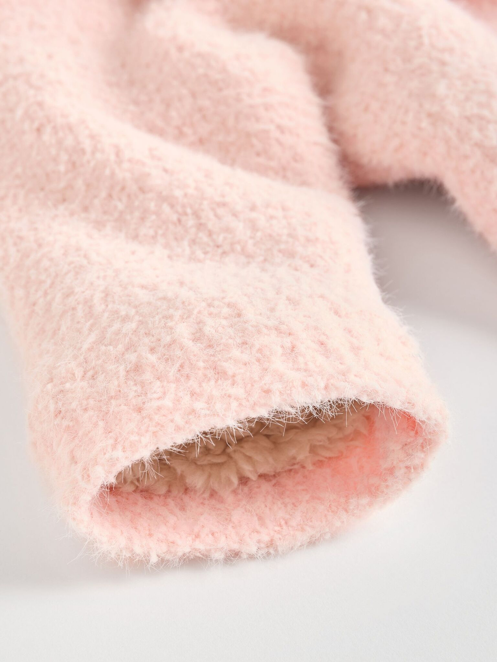 Кардиган флисовый с капюшоном для девочки Next N29-347, Розовый