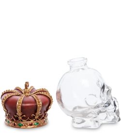 Veronese WS-1029 Флакон «Корона на стеклянном черепе»