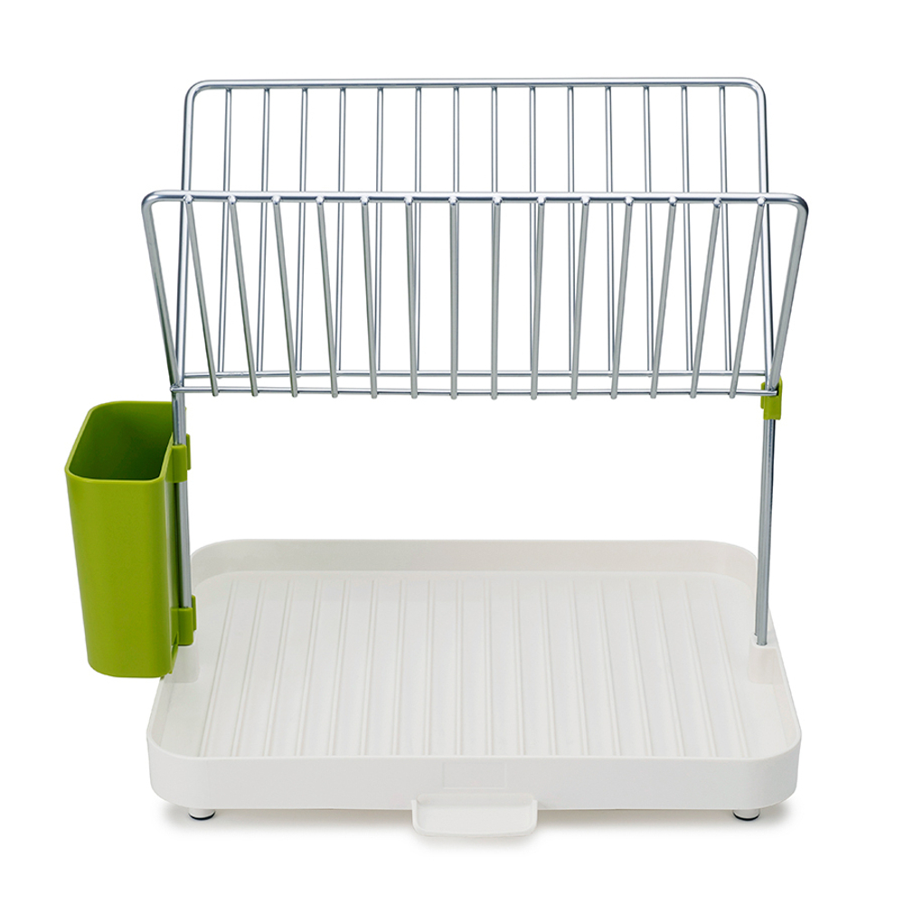 Сушилка для посуды 2-уровневая со сливом Y-Rack белая