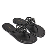 Кожаные вьетнамки MILLER DECO TORY BURCH - черный(161424)