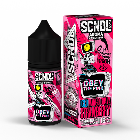 Ароматизатор SCNDL Obey the Pink (Холодные Манго Гуава Клубника)