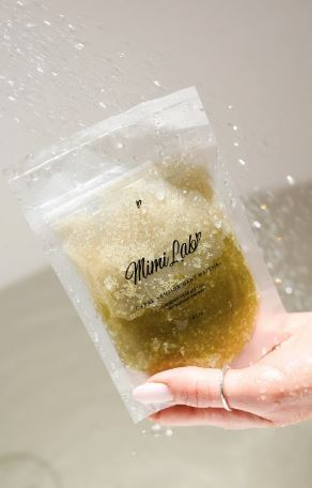 MimiLab Body Scrub Matcha / Сахарный мини-скраб для тела с охлаждающим эффектом 100гр
