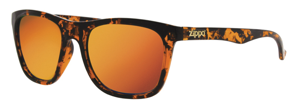 Стильные фирменные высококачественные американские солнцезащитные очки из поликарбоната Zippo OB35-03 в мешочке и коробке