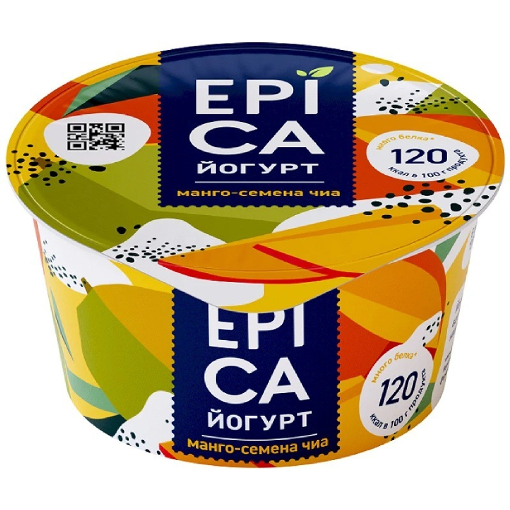 Епика 5,0% 130г манго с семенами чиа
