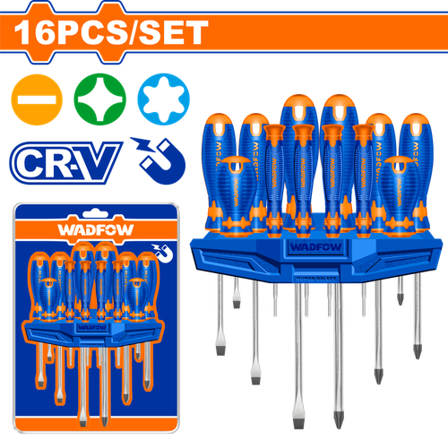 Набор отверток 16 шт (5/10) WADFOW WSS1416
