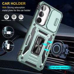 Чехол Safe Case с кольцом и защитой камеры для Samsung Galaxy S25 FE