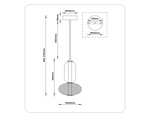 LH11007 BK/FR черный/белый матовый 15W 3000K D220*350
