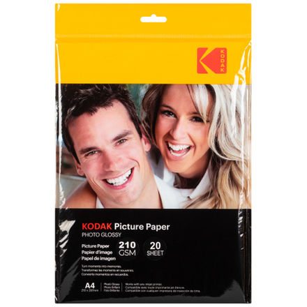 Фотобумага Kodak 668303 для струйной печати CC Paper 210 gsm A4 Glossy 20 листов