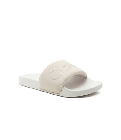 Шлепанцы POOL SLIDE TXT Calvin Klein - экрю(HM0HM00962)