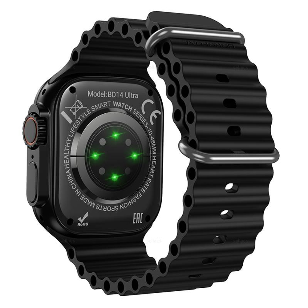 Смарт часы Borofone BD14 Ultra (поддержка звонков) (black)
