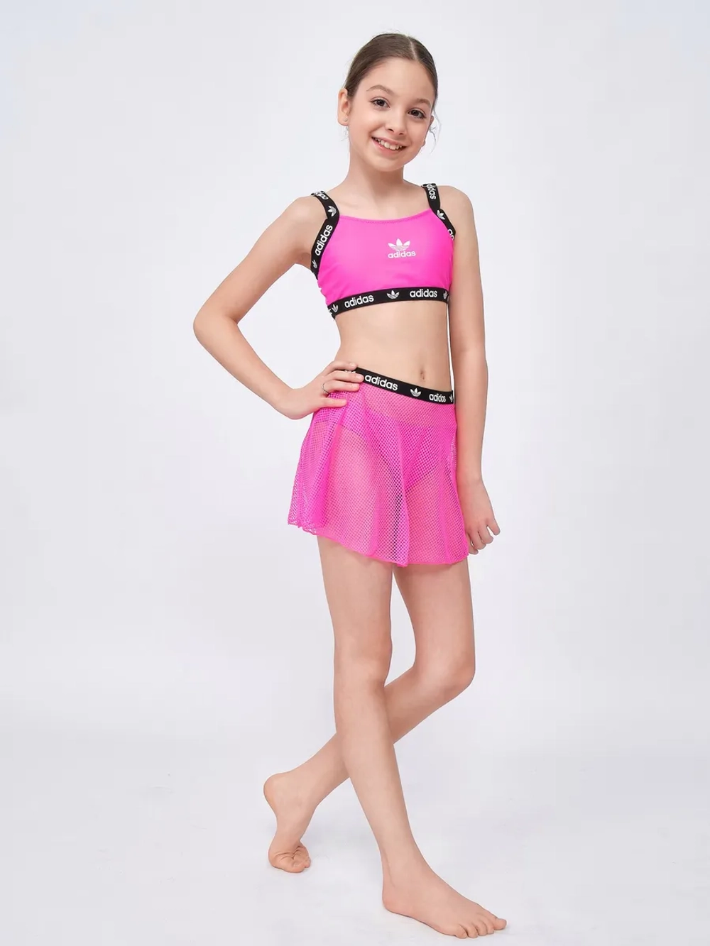 купальник раздельный 3 в 1 с топом и юбка