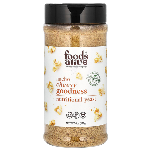 Foods Alive, пищевые дрожжи, начос, сырный вкус, 170 г (6 унций)