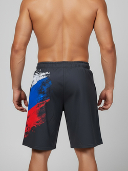 Шорты спортивные тренировочные Bad Boy World RUSSIA черный