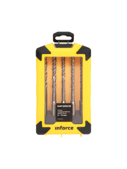 Набор твердосплавных буров SDS-plus (10 шт; 5-12 мм) Inforce 11-03-10-1