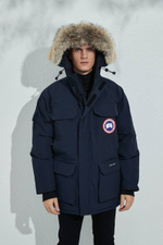 Темно-синяя пуховая парка Expedition Canada Goose премиум класса