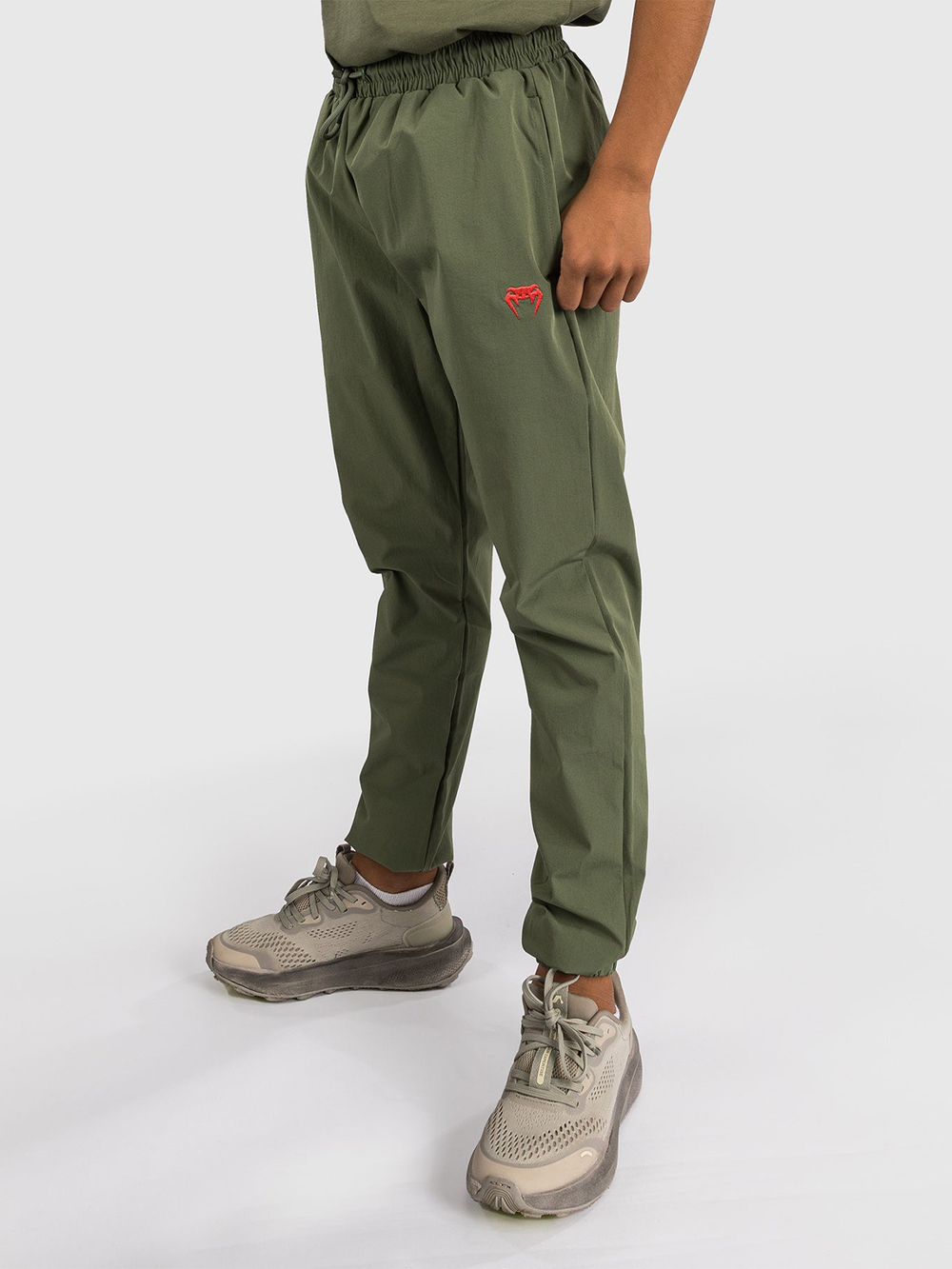 Брюки спортивные детские Venum Vectra Army Green/Orange