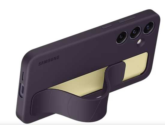 Чехол-накладка Standing Grip Case S24 ( Темно фиолетовый)