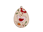Пасхальное украшение Яйцо с Птицей, цвет: античный белый