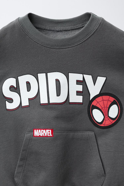 ZARA КОМПЛЕКТ ДЛЯ БЕГА SPIDER-MAN © MARVEL, АНТРАЦИТОВО-СЕРЫЙ