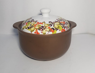 Кастрюля керам. Едим дома 1.6л.