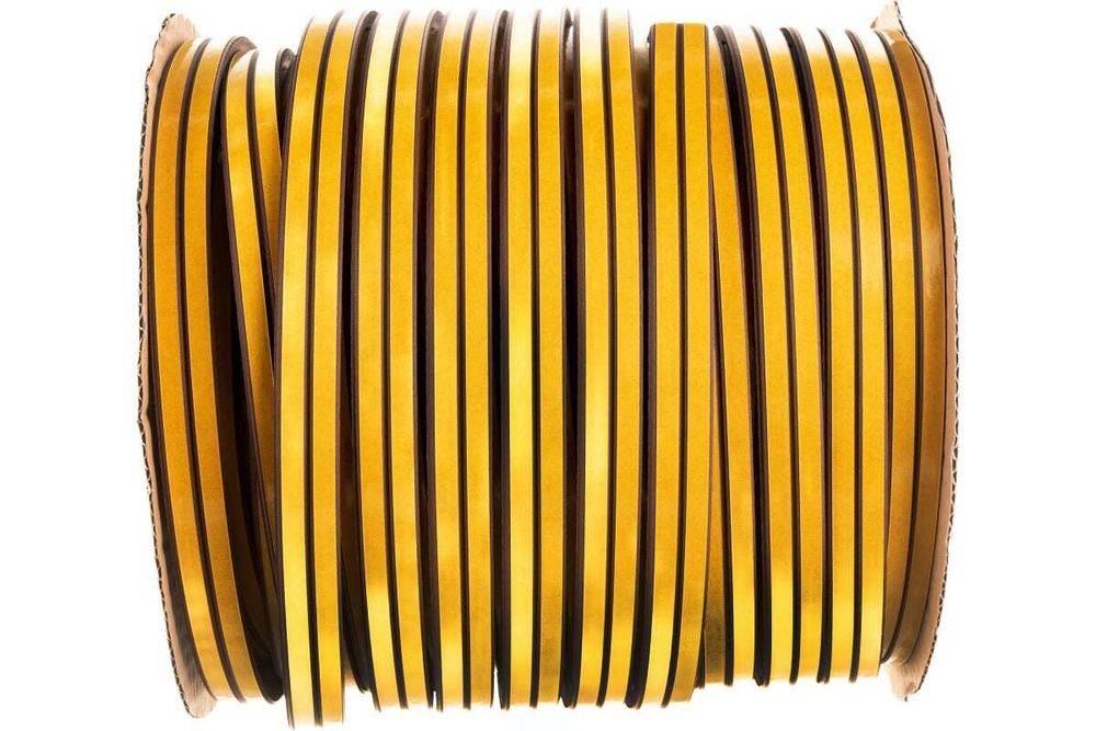 Уплотнитель D-100, коричневый, 9х7,5мм KIM TEC 2х50м