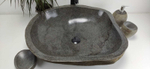 Раковина из речного камня RS-6851 (60*52*15)