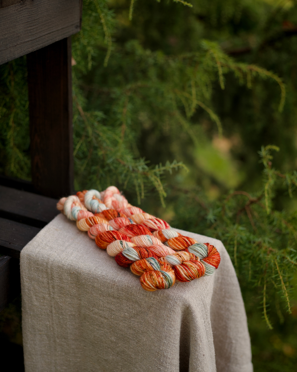 Мини пасма 20 г "Холодный закат"