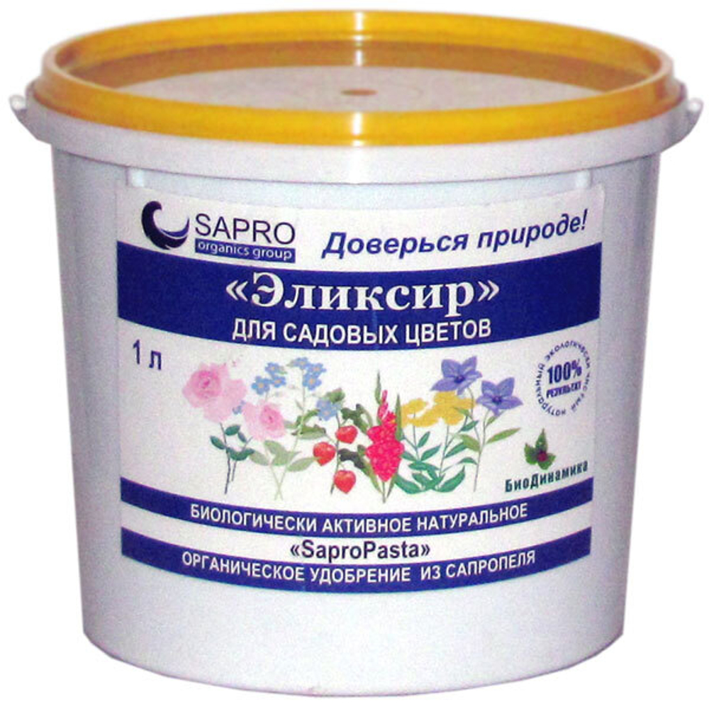 Сапропаста "Эликсир для садовых цветов" 1л
