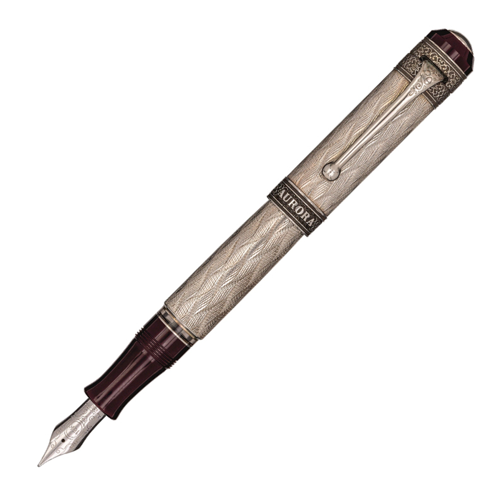Перьевая ручка Aurora 80th Anniversary Silver CT , перо - М
