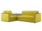Диван угловой с Баром Неаполь 1,8 - Velutto 28 оливковый/ коричневая накладка