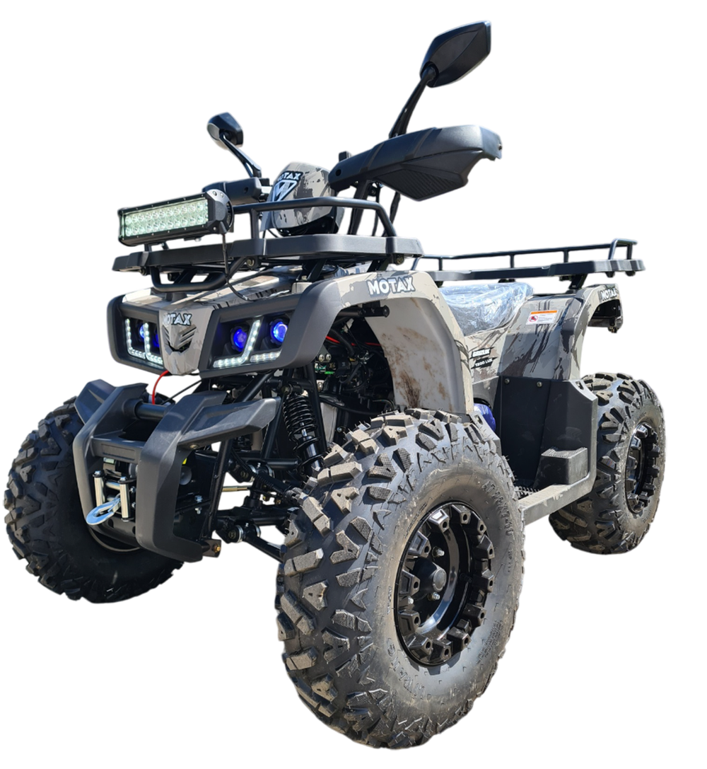 Квадроцикл Motax GRIZLIK T200 LUX черный-коричневый камуфляж