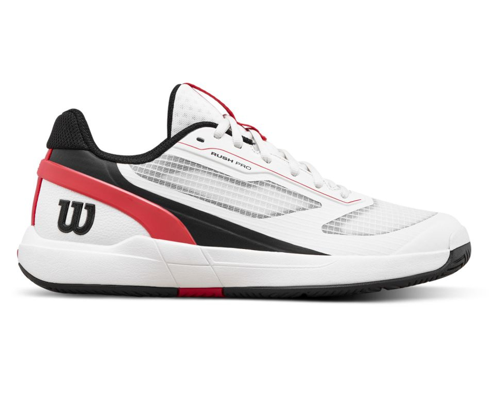 Детские Кроссовки теннисные  Wilson Rush Pro 5 JR - blue/infrared/black
